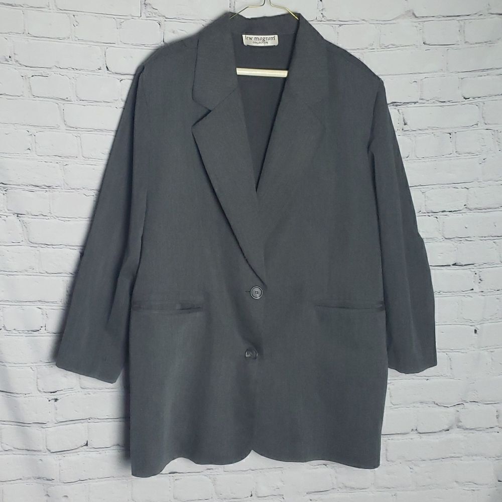 Vintage Lew Magram Gray Suit Set